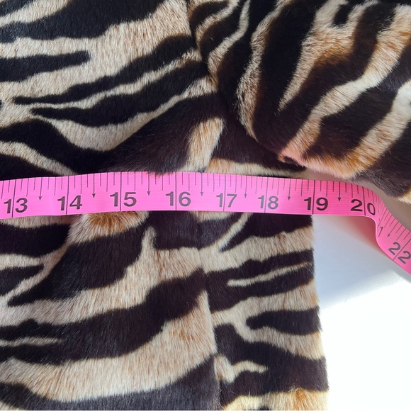 NWT•Banana Republic•Faux Fur Tiger Coat•sz S - Picture 10 of 12